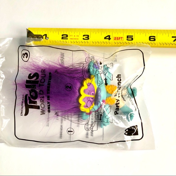 3/$15 NEW TROLLS Toy Juguete Party Branch #3 Toy ~5” - Picture 3 of 10